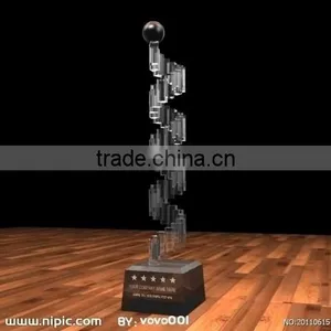 2015 China Home Decoration Product Win Gift Clear Trophy thumbnail-1