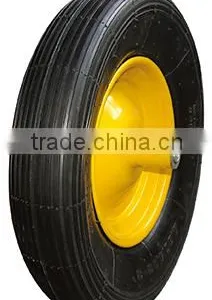 High Quality Wheelbarrow Tire 350 8 4.50/4.00-8 Chrome Wheels Manufacturer thumbnail-3