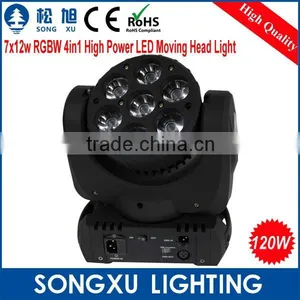 Professional 7*12w Beam Led Moving Head Light for Stage thumbnail-2