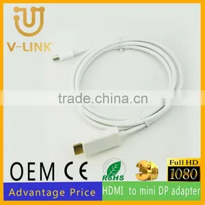 High Performance Hdmi to Mini dp Cord for Hdtv thumbnail-1