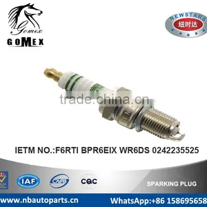 High Quality Auto Spark Plug F6RTI BPR6EIX WR6DS 0242235525 for ALFA ROMEO ALPINA ARMSTRONG SIDDELEY ASTON MARTIN.etc. thumbnail-1