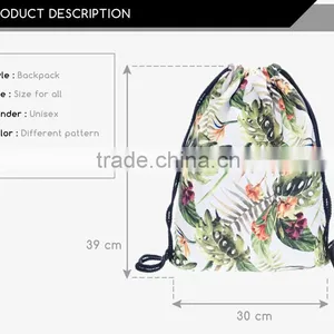 China Suppliers Hot Sale Aztec 3D Sublimation Drawstring Bag in thumbnail-2
