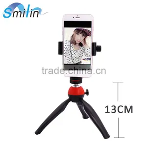 Strong 360 Rotable Camera Tripod Holder With Rotation Phone Clip Mount for IPhone7/7plus/6/6s/6plus/5,SamsungS6 S9/Note 2 3 4 5 thumbnail-1