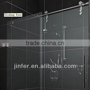 Stainless Steel Sliding Shower Glass Door Classic thumbnail-1