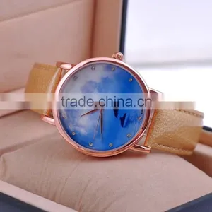 Women Star Dial Fashion Casual Quartz High Quality Montre Watch thumbnail-1
