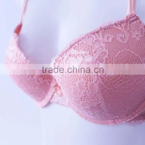 China Bra Factory Foam Cup With Lace Ladies Hot Sexy Fashion Bra thumbnail-2