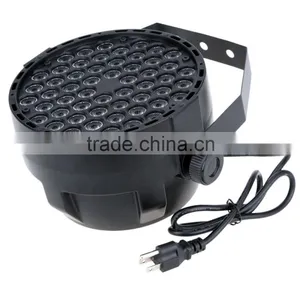 Professional 54W 54LEDs Stage Lighting Auto/Master/Slave/DM512 RGBW LED PAR Light Strobe 8 Channel Party Disco Show AC100 -240V thumbnail-4