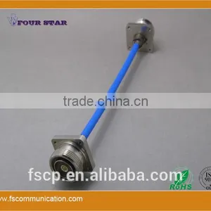 Semi-flexible RG401 Cable Assembly With 7/16 Female 32mmSQ Flange Connectors thumbnail-1