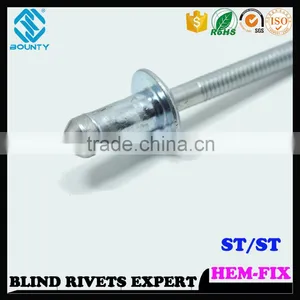 HIGH QUALITY HOT SELLING FACTORY ANTI VIBRATION HEM-LOCK BLIND RIVETS FOR WAREHOUSE RACKING thumbnail-6
