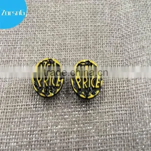 Fashion Accessory Logo Embossed Shiny Buttons Custom Metal Snap Button thumbnail-1