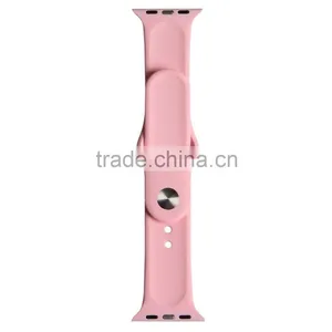 Soft Silicone Replacement Sport Band for Apple Watch, For Apple Watch Rubber Wrist Watch Strap thumbnail-5