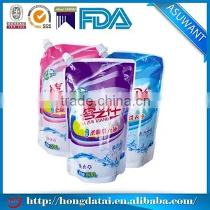 Flexible Stand up Pouch for Washing Liquid Packaging/Laundry Detergent Plastic Bag Quality Choice thumbnail-1