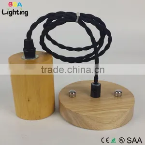 Centerpieces Light Custom E26 Wood Suspended Light Cord Set thumbnail-4
