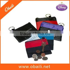 Promotional Two Tone Mini Coin Purse With Key Ring thumbnail-1