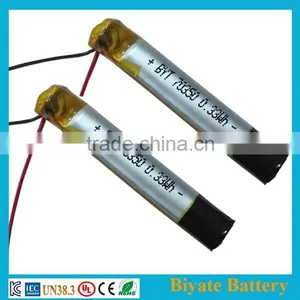 Customized 3.7v 70350 90mAh Round Lithium Polymer Battery for Ecig Quality Choice thumbnail-6