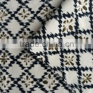 30s/2*14s High Quality Printed Linen Viscose Interwoven Fabric thumbnail-2