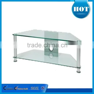 Hot Sale Transparent Glass TV Stand RA034 thumbnail-1