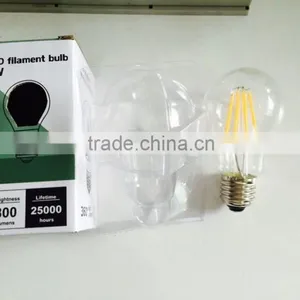 2016 TUV CE ROHS 220-240V A60 E27 806lm Dimmable 8W Led Filament Bulb Quality Choice thumbnail-5