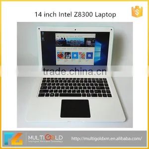 High Quality Cheap White Laptops 14 Inch IPS Screen 1920*1080 Intel Z8300 OEM Laptop thumbnail-1