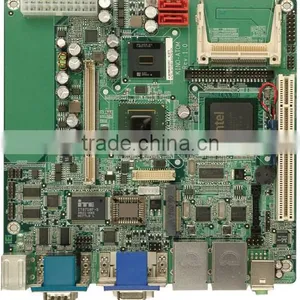 Mini-ITX SBC Motherboard With Intel Atom N270 1.6G, VGA/DVI/TV, Dual PCIe GbE, USB 2.0, Fanless, SATA and Audio thumbnail-1