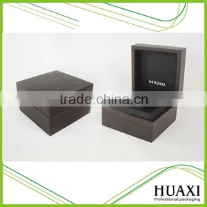 2016 High Quality OEM Custom Black Mens Wooden Watch Box thumbnail-2
