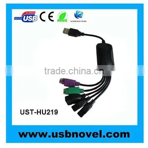 USB2.0 3Ports HUB+PS2 thumbnail-1
