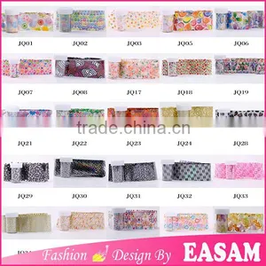 New Fashion JQ Series 200designs Nail Art Foil Transfer Need Foil Glue Wraps Quality Choice thumbnail-1