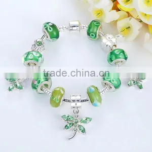 European Charm Famous Brand Butterfly Bracelet thumbnail-5