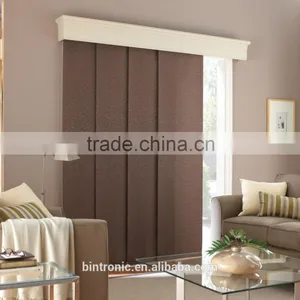 Bintronic Functional Electric Curtain System With 24V Motor And Aluminum Panel Track thumbnail-3