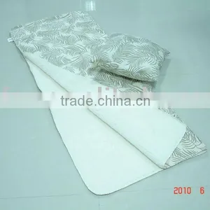 100% Polyester Knit Embossed Short Fur With Berber Fleece Blanket thumbnail-1