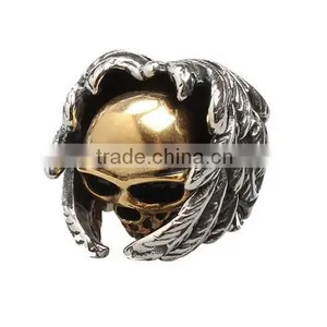 New Man's Titanium Steel Men'sThe Expendables Skull Ring thumbnail-1