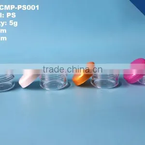 5g Small PS Cosmetic Jar With Lid,5ml Empty Cosmetic Sample Containers ,0.17oz Cream Jars Cosmetic Packaging thumbnail-2
