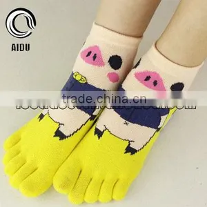 Yellow Custom Fuzzy Cute Thermal Women Socks thumbnail-1
