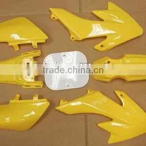 NEW Yellow Plastic Kit CRF50 XR50 CRF XR 50 SDG SSR Pro Pit Dirt Bikes thumbnail-1