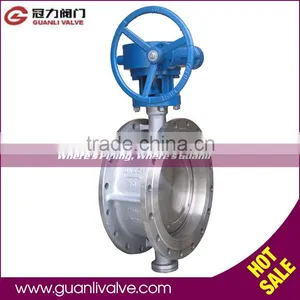 Stainless Steel Flanged Gear Box Butterfly Valve thumbnail-1