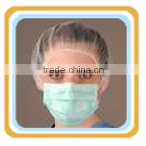 Cleanroom Disposable Unisex Non Woven Round Cap thumbnail-4