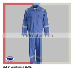 Blue Long Sleeves Reflective Cheap Work Uniform thumbnail-1