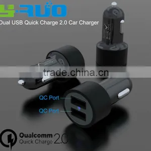 2016 Newest Porduct Dual QC Ports Car Charger for Samsung HTC Google With Output 5V 2.4A 9V 2A 12V 2A thumbnail-1