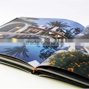 Stylish Magazine Coating Paper Deluxe Hardcover Book thumbnail-1