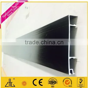 TOP! 1.1mm Thick Full Color Waterproof Mill Finished Aluminium Skirting Boards, Brushed Aluminium Skirting Boards thumbnail-1