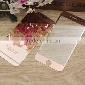 Colorful Tempered Glass Mirror Screen Protector for Iphone6 Plating Mirror Screen Cover thumbnail-3