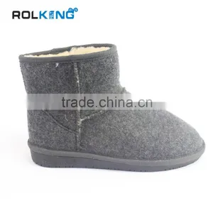 Knee Fashion 100% Wool Felt Boots,woman Shoes thumbnail-6