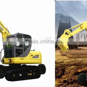 Agriculture Project 4wd 8ton Wheel Crawler Excavator Excavator Bucket thumbnail-2