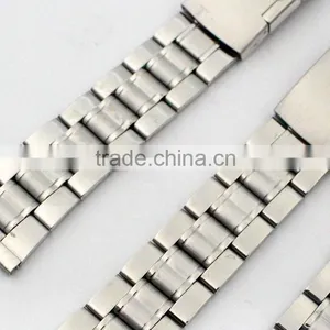 18mm 20mm 22mm 24mm Stainless Steel Replacement Watch Band thumbnail-3
