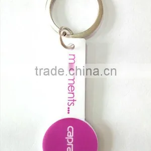 Trolley Coin Keychain Keyring,Trolley Shopping Cart Coin Key Holder thumbnail-1