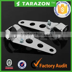 Motorcycle Custom Cafe Racer Bobber Chrome Headlight Brackets For 35-43mm Forks thumbnail-4