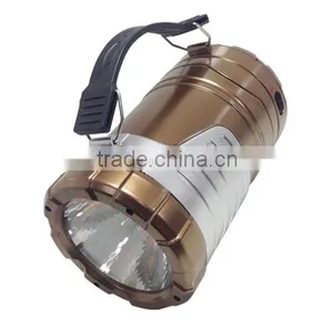 Hand Crank Dynamo Camping Lantern Rechargeable Solar LED Camping Light thumbnail-1