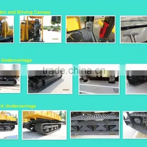 10Ton Customized Hydraulic Tipper for Palm Grove, Rock, Wood, Sand , CE / ISO / SGS , Model: CDT100 thumbnail-6