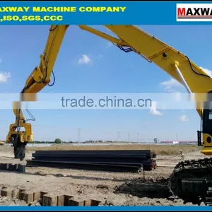 MAXWAY Hydraulic High Frequency Vibratory Pile Drawing Machine for Cement Pile , Cement Pile Machine , Model: DZJ250 thumbnail-4