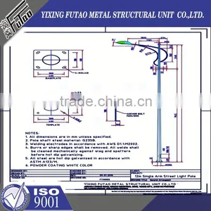 High Quality Galvanized ce Lamp Pole thumbnail-1
